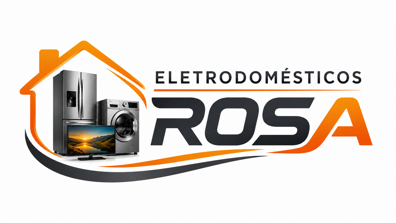 Logotipo Eletrodomésticos Rosa